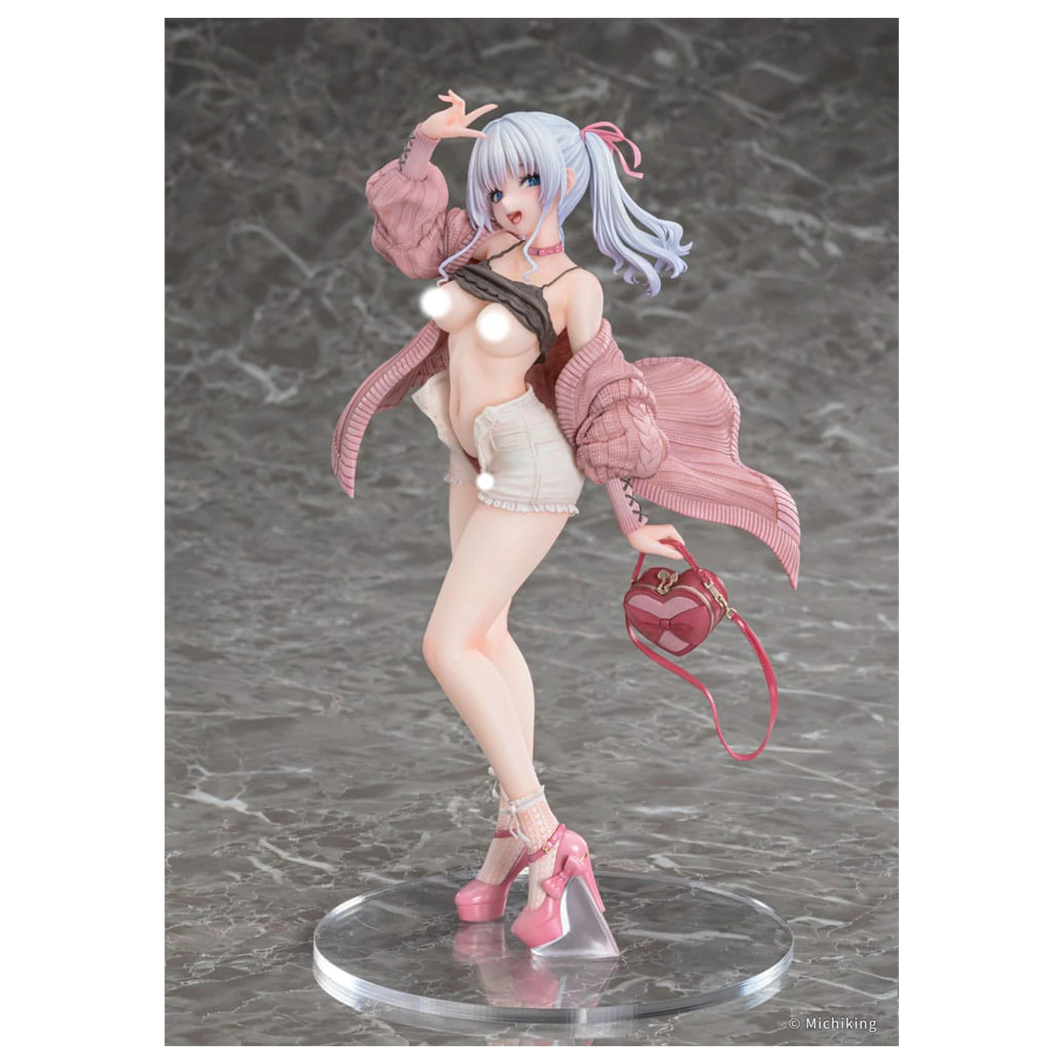 Original Character PVC Statue 1/6 Shion Passion Pink Illustration by Michiking 27 cm             product photo