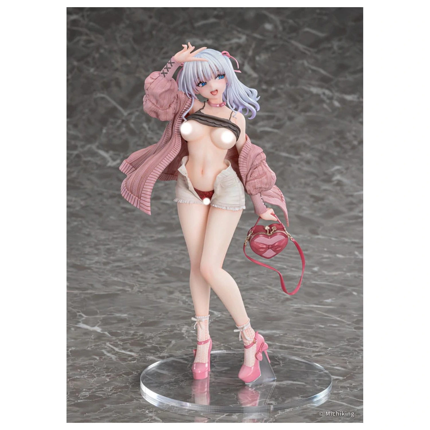 Original Character PVC Statue 1/6 Shion Passion Pink Illustration by Michiking 27 cm             product photo
