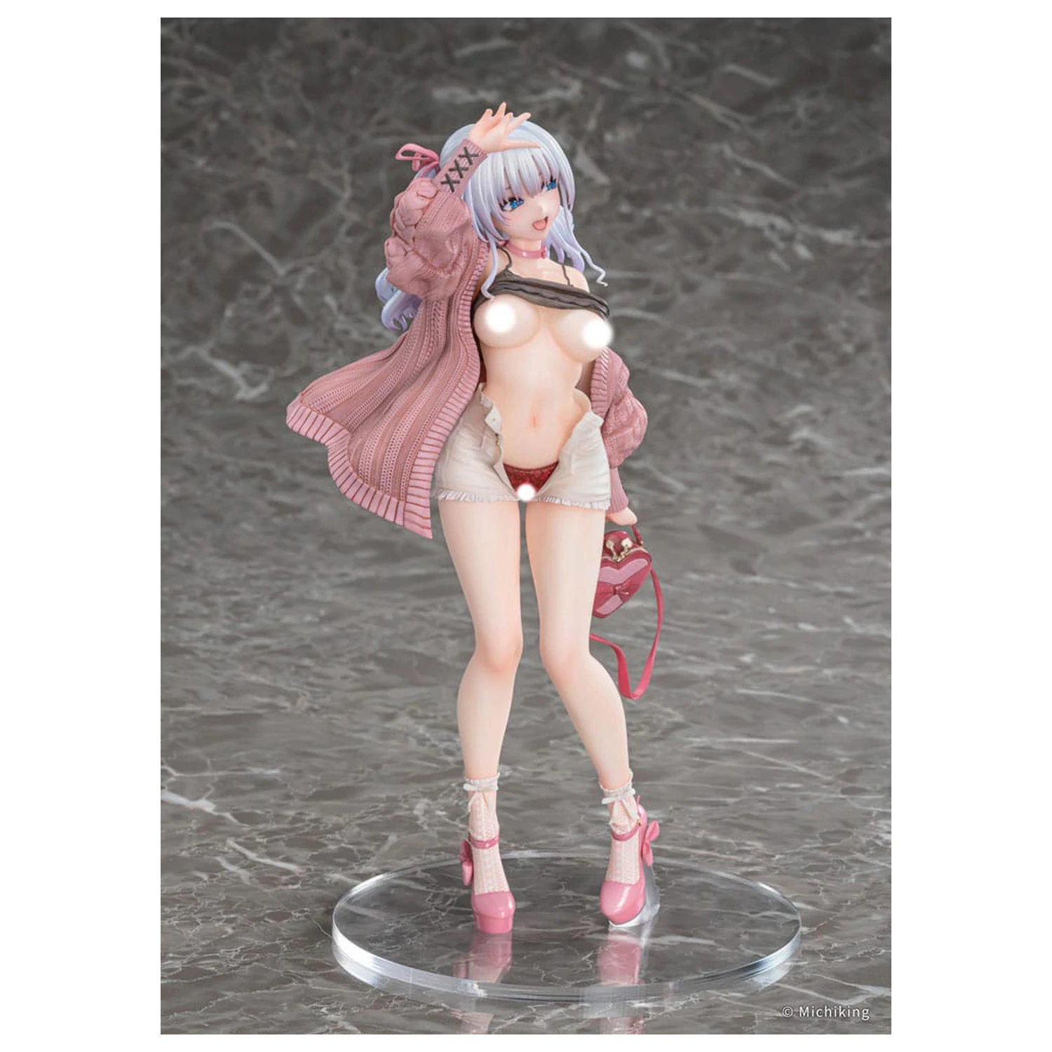 Original Character PVC Statue 1/6 Shion Passion Pink Illustration by Michiking 27 cm             product photo