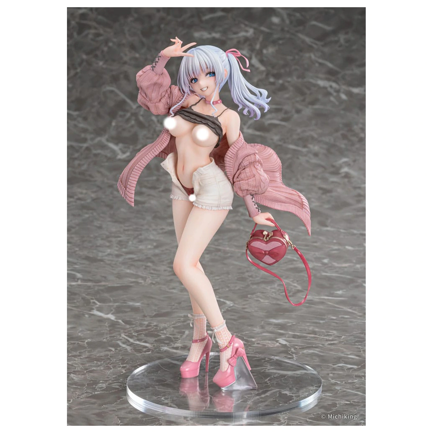 Original Character PVC Statue 1/6 Shion Passion Pink Illustration by Michiking 27 cm             product photo