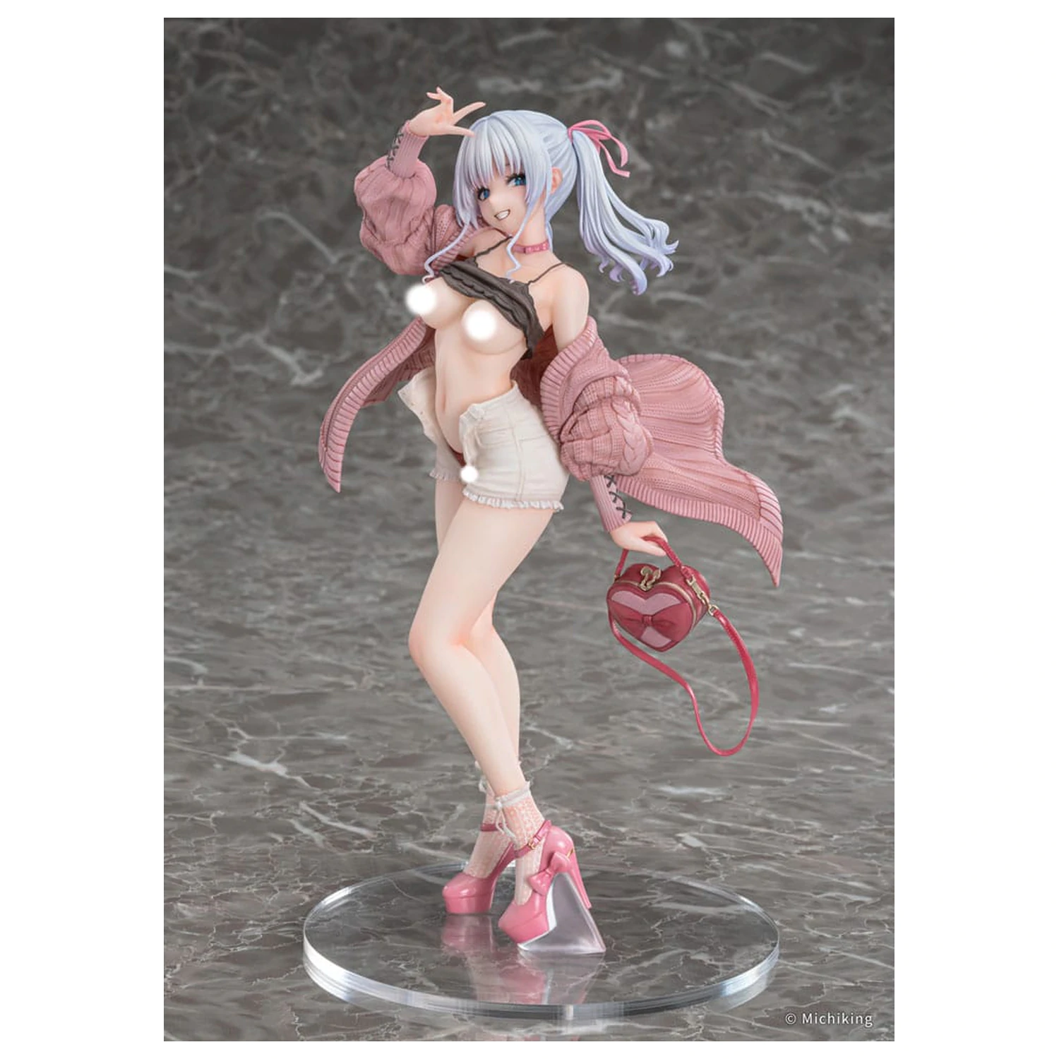 Original Character PVC Statue 1/6 Shion Passion Pink Illustration by Michiking 27 cm             product photo