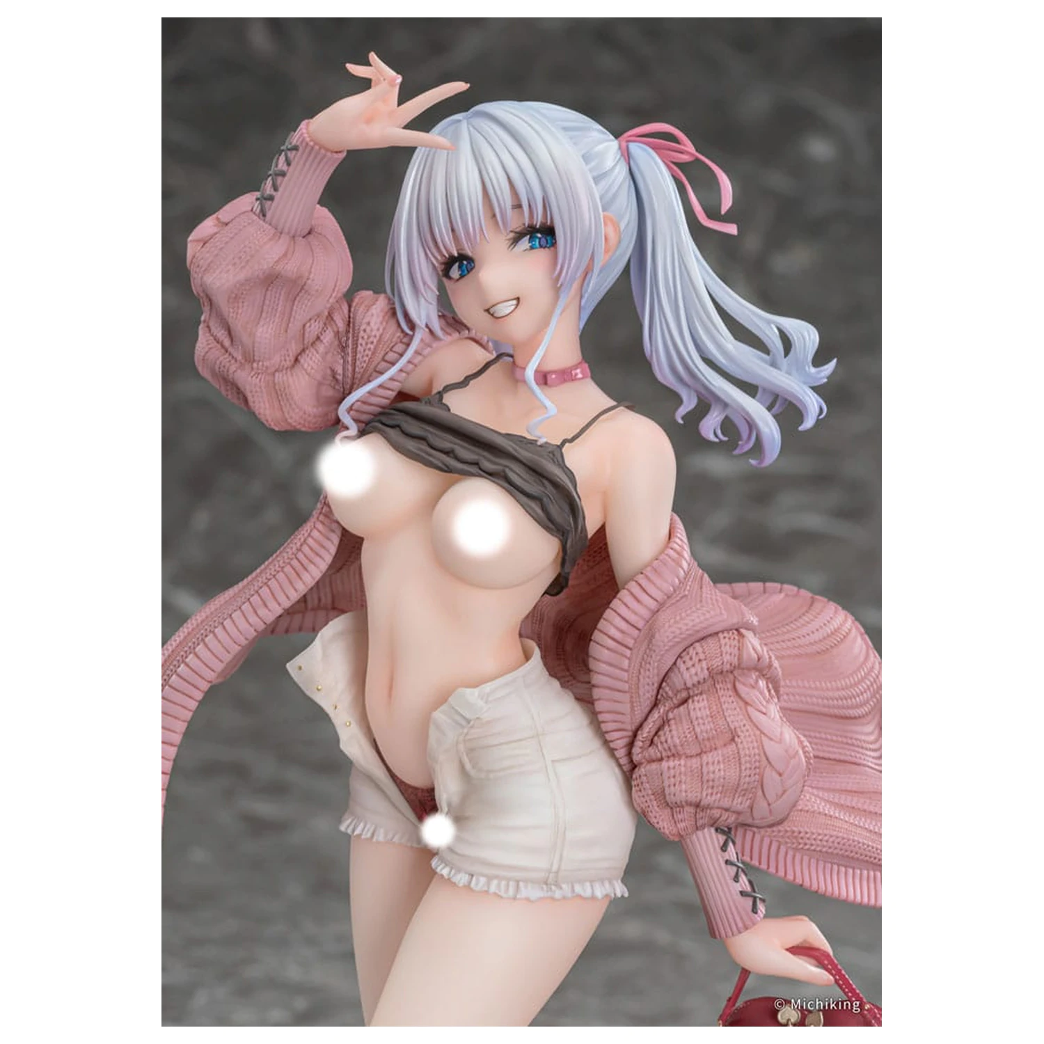 Original Character PVC Statue 1/6 Shion Passion Pink Illustration by Michiking 27 cm             product photo