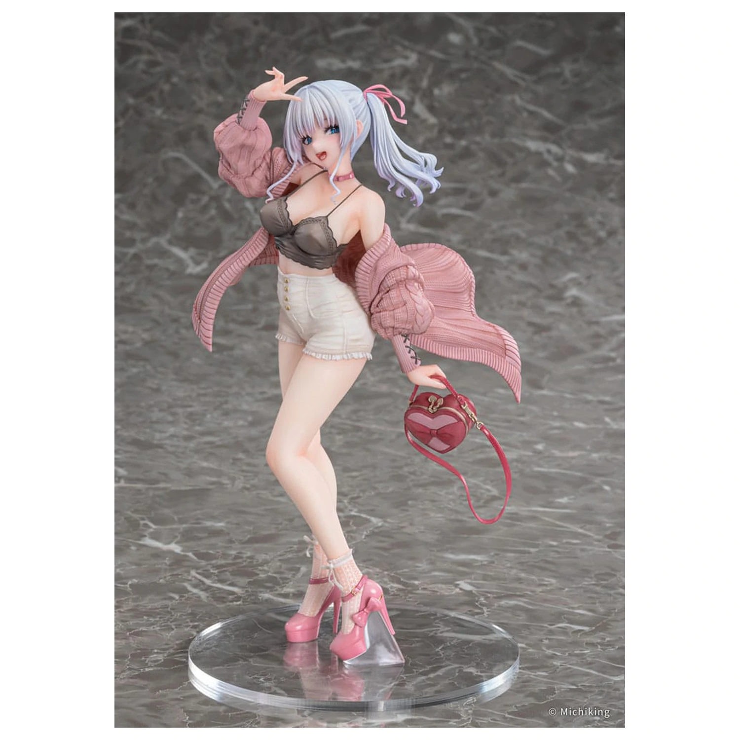 Original Character PVC Statue 1/6 Shion Passion Pink Illustration by Michiking 27 cm             product photo
