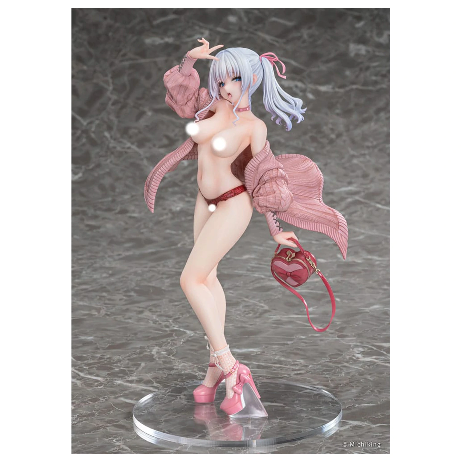 Original Character PVC Statue 1/6 Shion Passion Pink Illustration by Michiking 27 cm             product photo