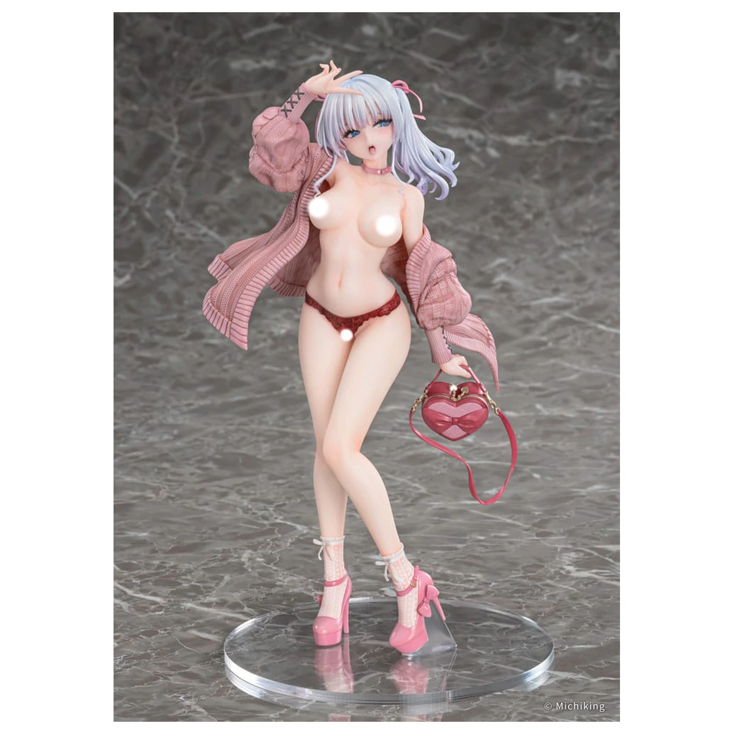 Original Character PVC Statue 1/6 Shion Passion Pink Illustration by Michiking 27 cm             product photo