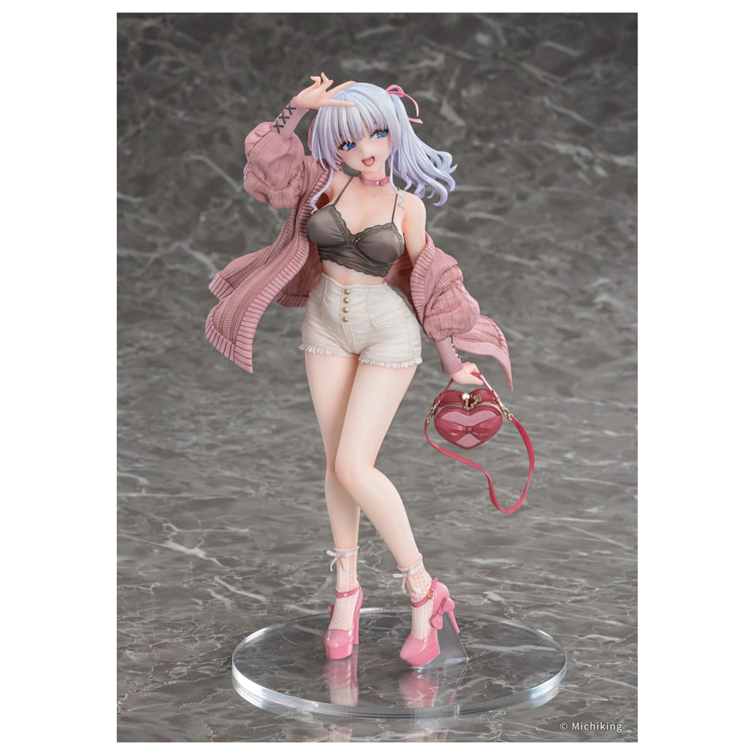 Original Character PVC Statue 1/6 Shion Passion Pink Illustration by Michiking 27 cm             product photo