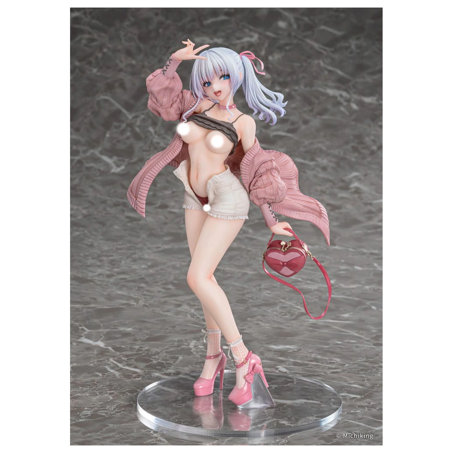 Original Character PVC Statue 1/6 Shion Passion Pink Illustration by Michiking 27 cm             product photo