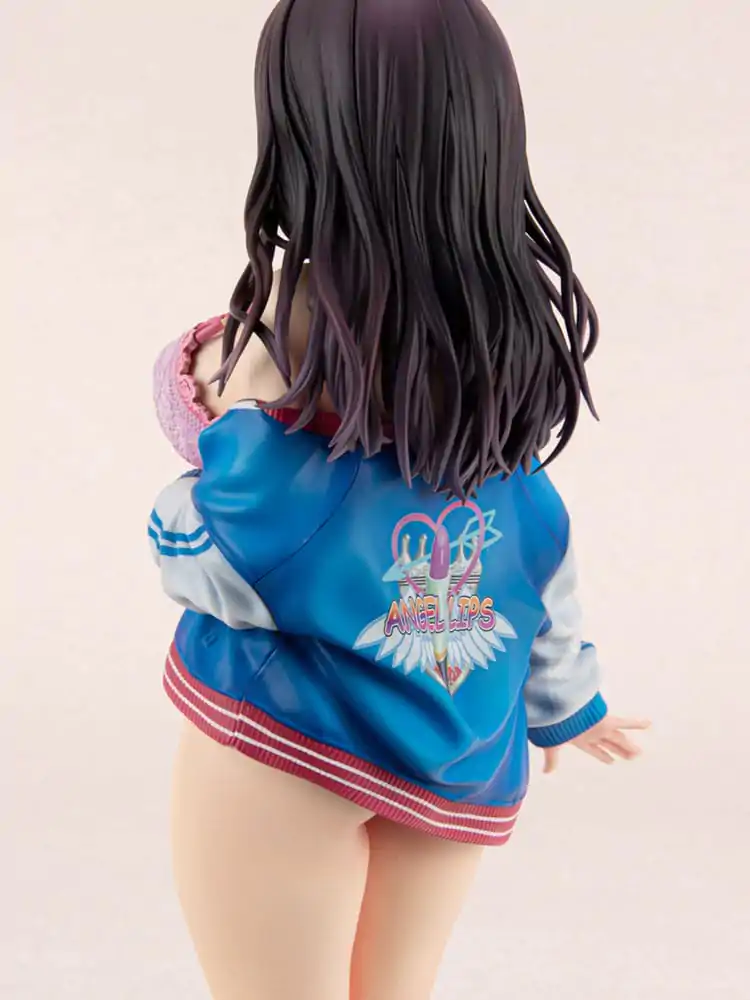 Original Character PVC Statue 1/6 Sukajan Jacket Kanojo wa Cool de Itai! Kyouka Kagura 27 cm product photo