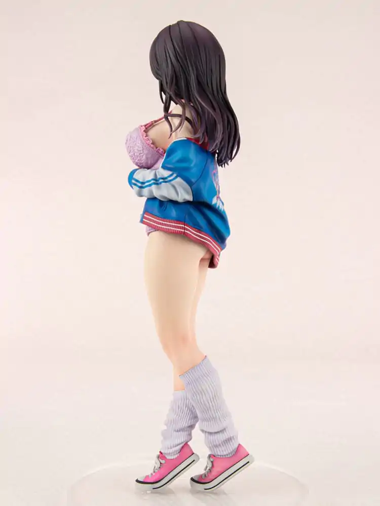 Original Character PVC Statue 1/6 Sukajan Jacket Kanojo wa Cool de Itai! Kyouka Kagura 27 cm product photo