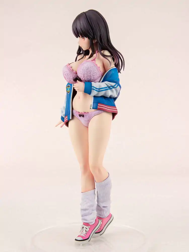Original Character PVC Statue 1/6 Sukajan Jacket Kanojo wa Cool de Itai! Kyouka Kagura 27 cm product photo