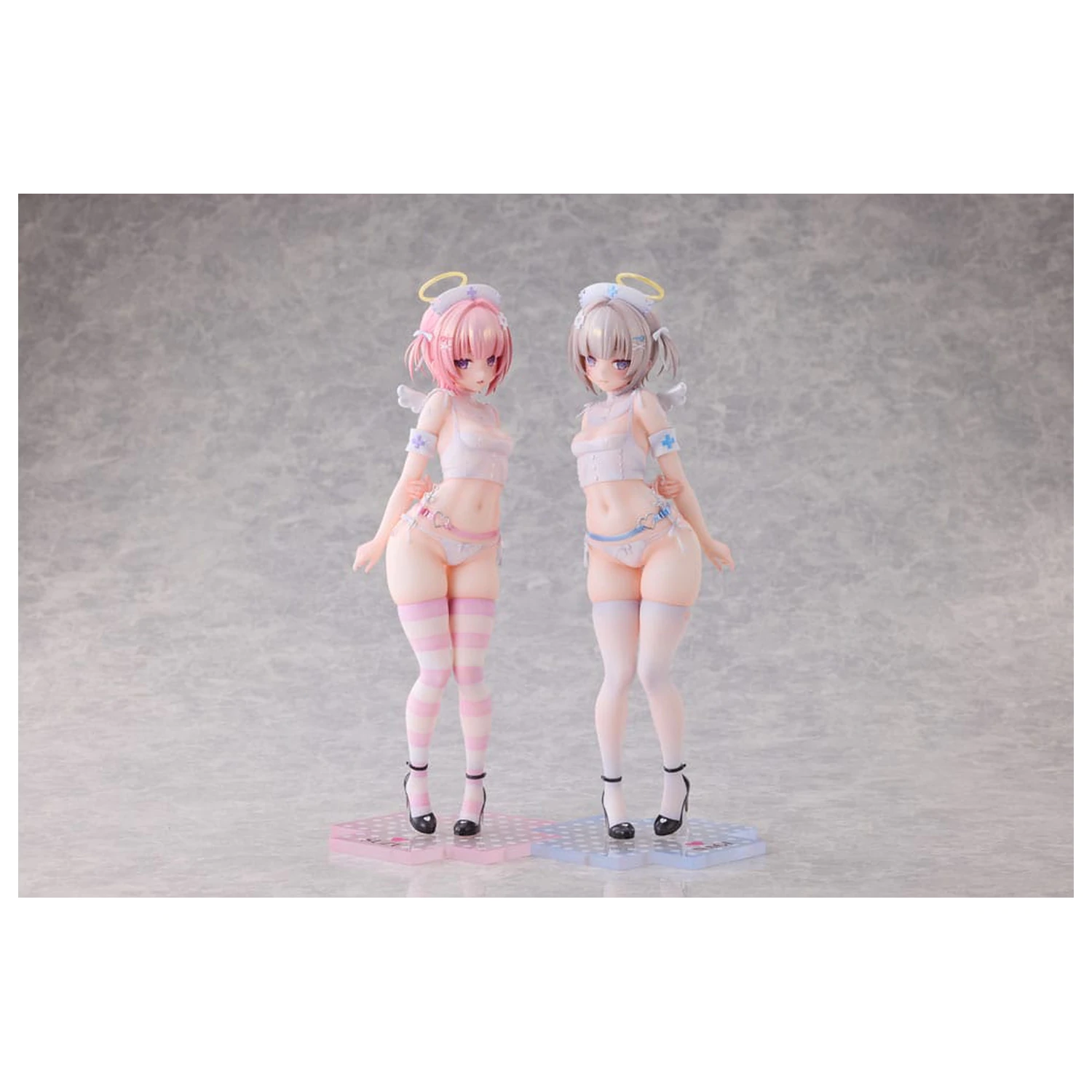 Original Character Statue 1/6 Suzu & Nagi Illustrated by Kuma 4-gou Set Edition 27 cm product photo
