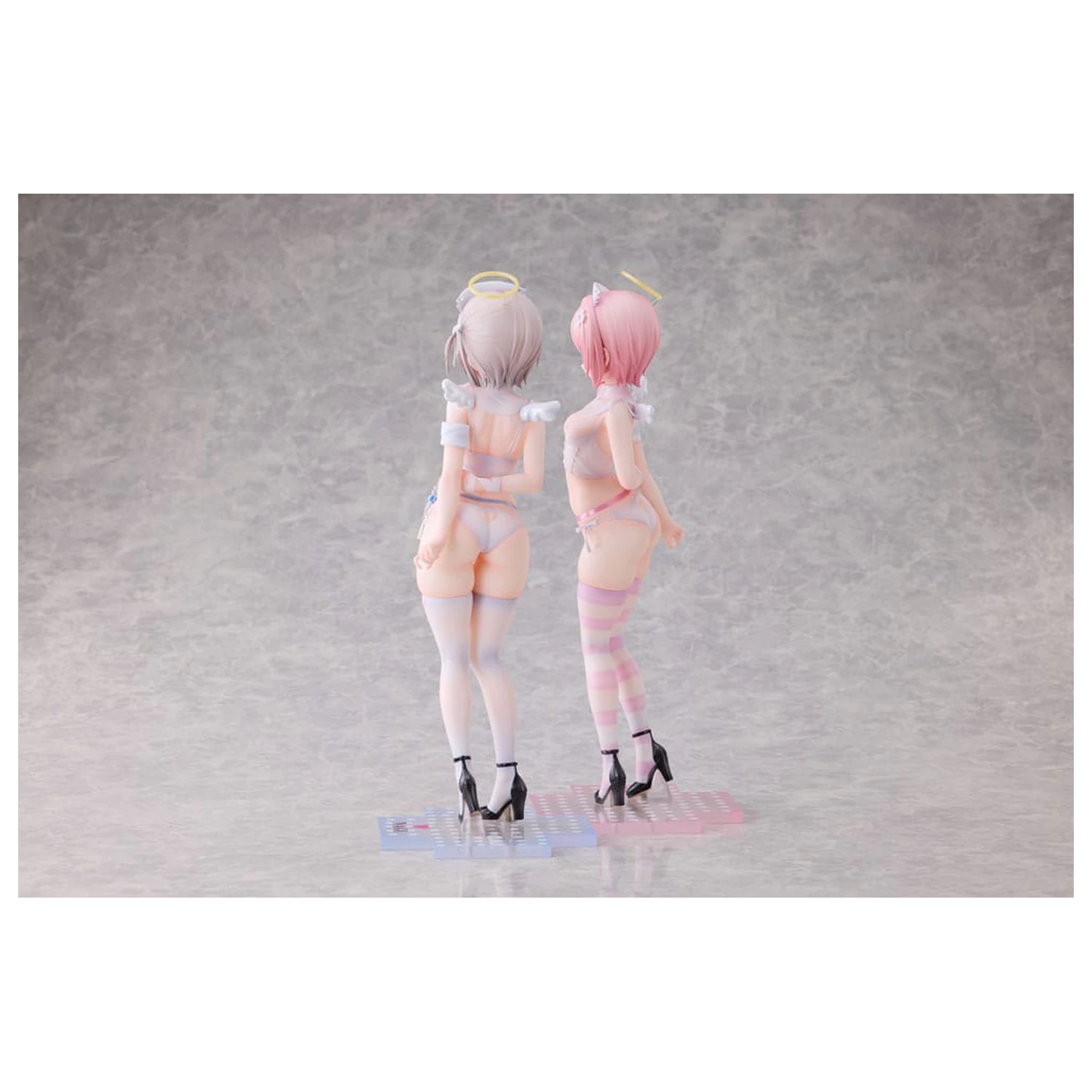 Original Character Statue 1/6 Suzu & Nagi Illustrated by Kuma 4-gou Set Edition 27 cm product photo