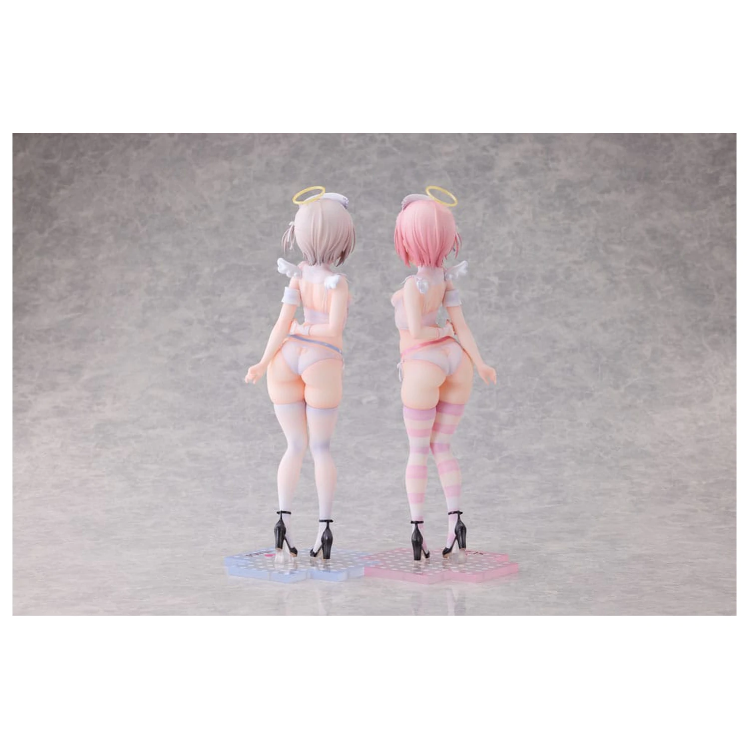 Original Character Statue 1/6 Suzu & Nagi Illustrated by Kuma 4-gou Set Edition 27 cm product photo