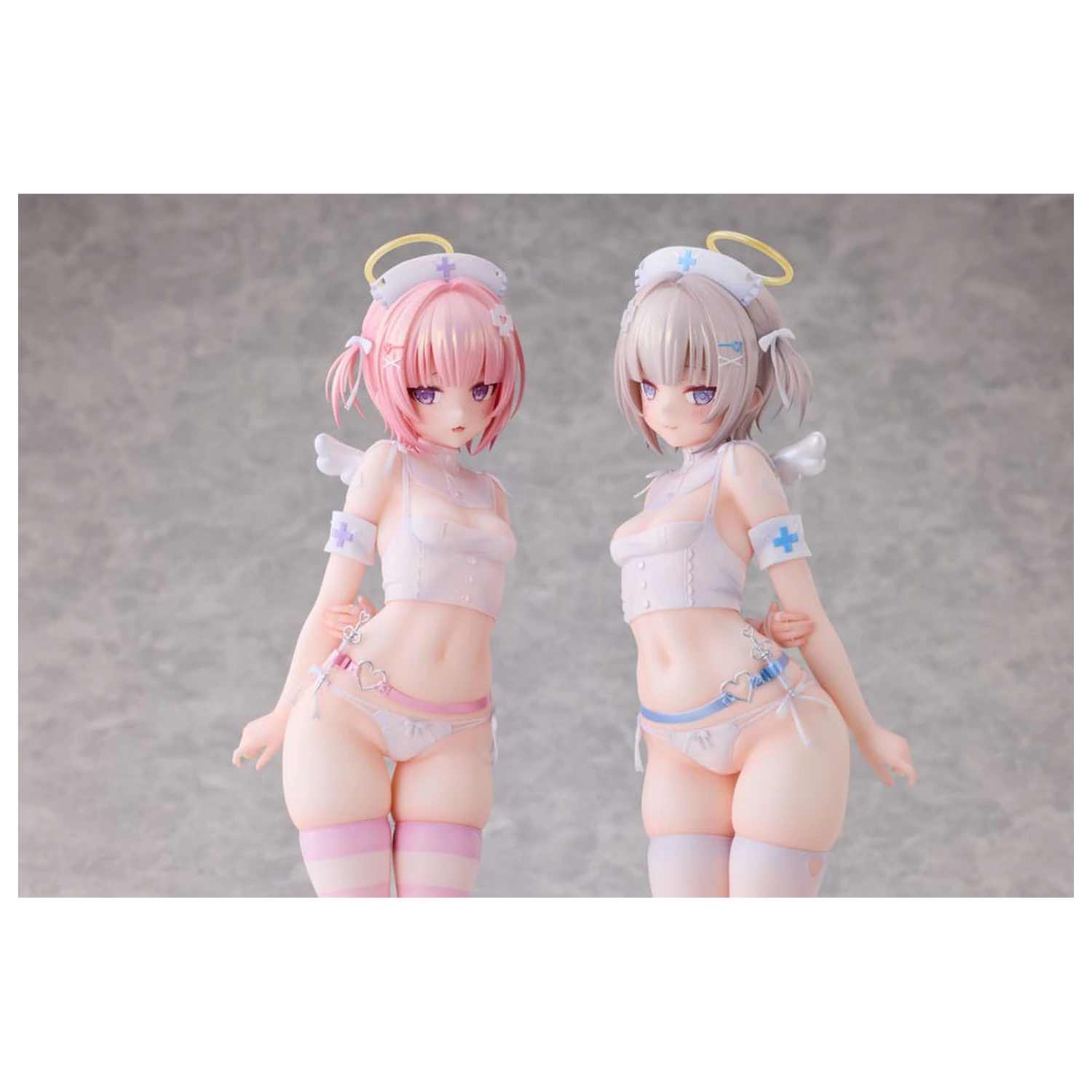 Original Character Statue 1/6 Suzu & Nagi Illustrated by Kuma 4-gou Set Edition 27 cm product photo