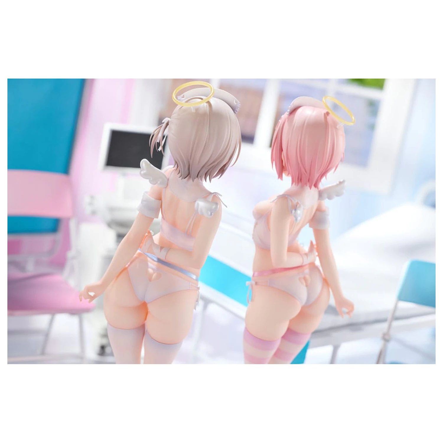 Original Character Statue 1/6 Suzu & Nagi Illustrated by Kuma 4-gou Set Edition 27 cm product photo