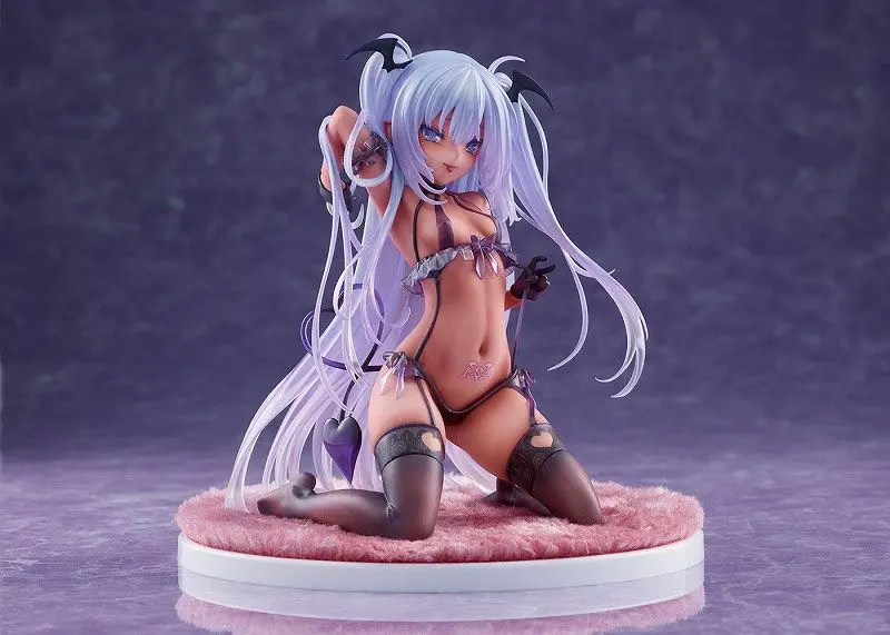 Original Character PVC 1/6 Tamayuki Kedama Succubus Black Lulumu 15 cm product photo