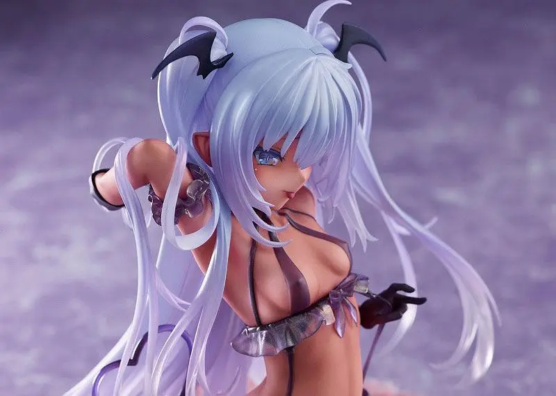 Original Character PVC 1/6 Tamayuki Kedama Succubus Black Lulumu 15 cm product photo