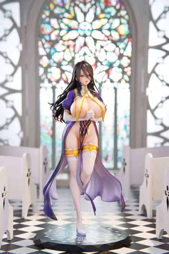 Original Character PVC Statue 1/6 The Nun Prayer Petrone Illustration by Ogre 29 cm product photo