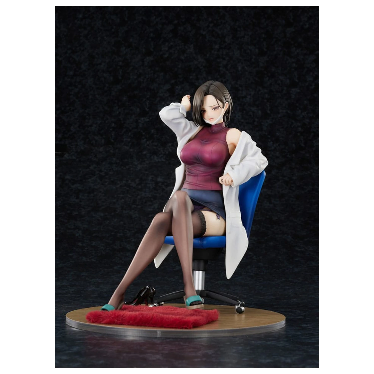 Original Character Statue 1/6 The Sulky School Nurse Illustrated by Keso Shirou 22 cm            product photo