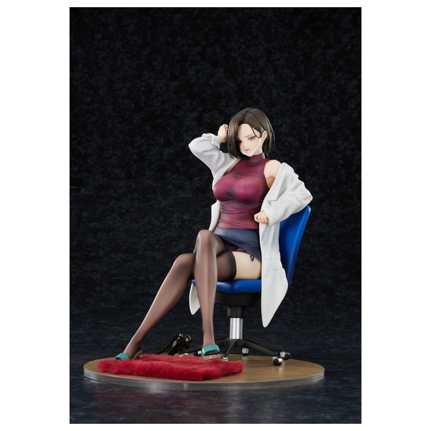 Original Character Statue 1/6 The Sulky School Nurse Illustrated by Keso Shirou 22 cm            product photo