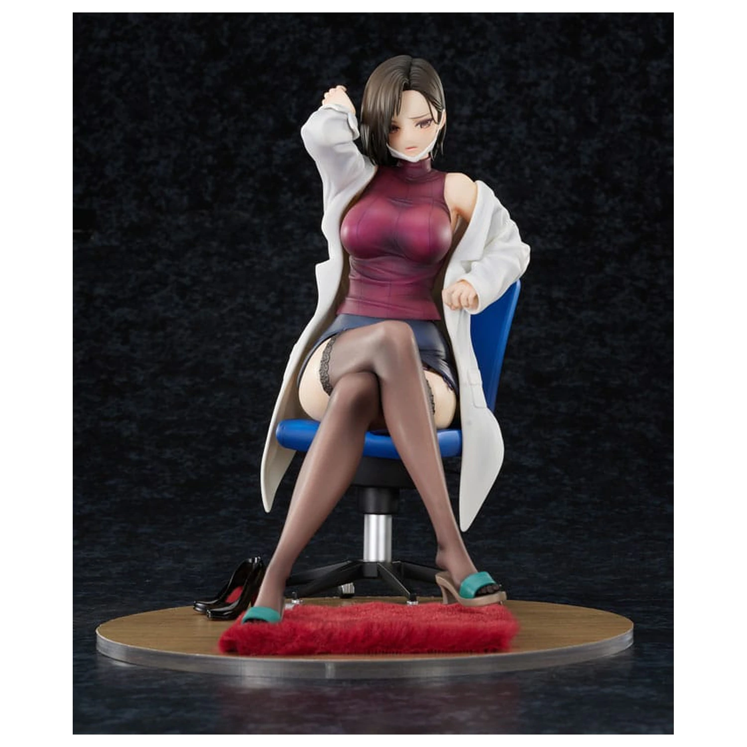 Original Character Statue 1/6 The Sulky School Nurse Illustrated by Keso Shirou 22 cm            product photo