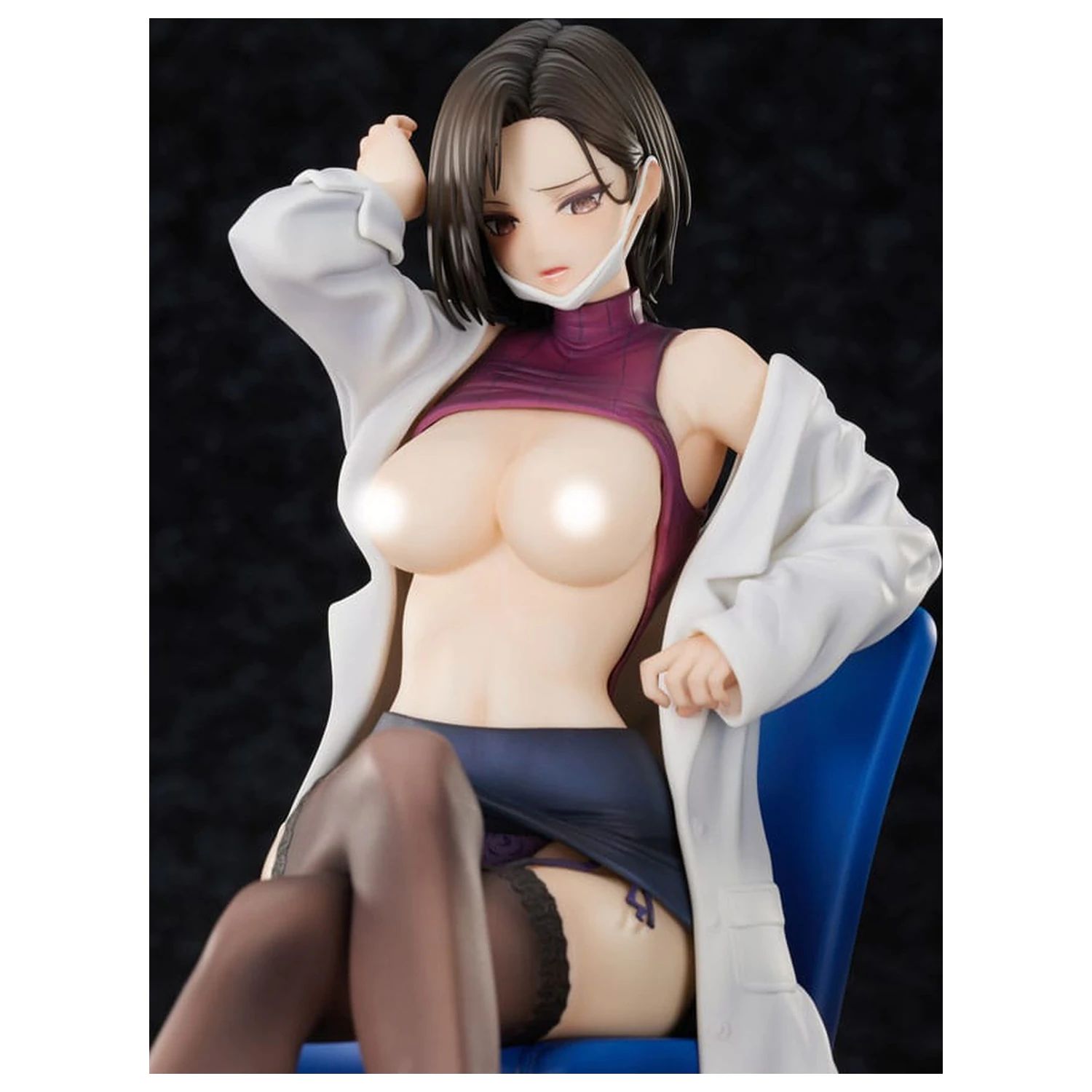Original Character Statue 1/6 The Sulky School Nurse Illustrated by Keso Shirou 22 cm            product photo