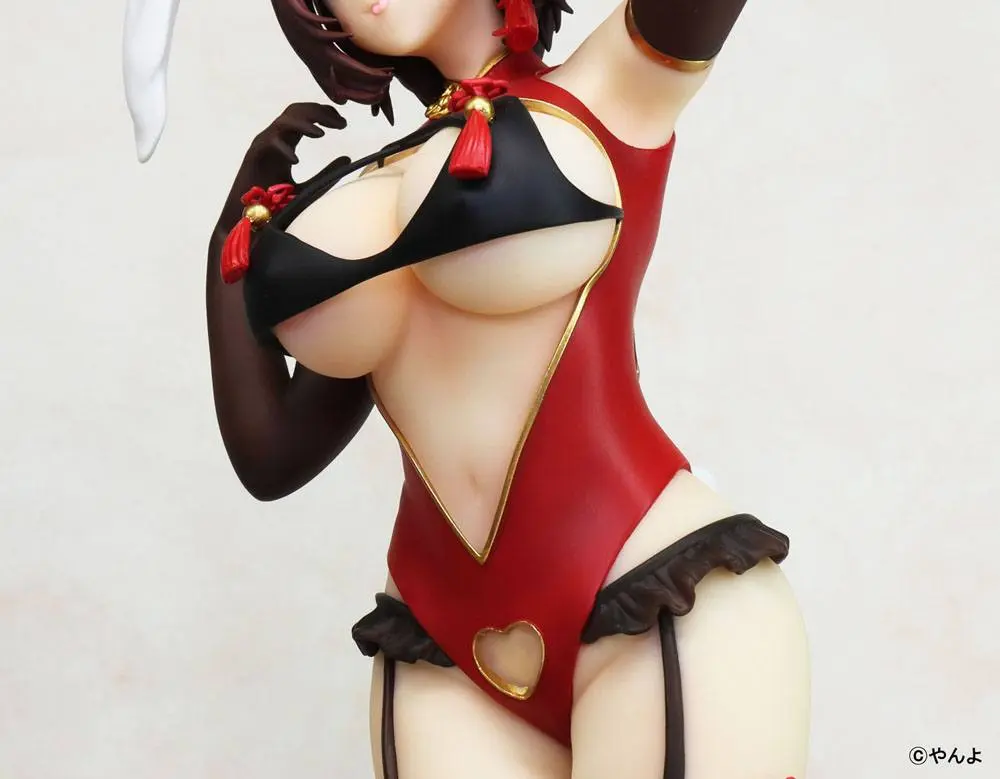 Original Character PVC Statue 1/6 Yui Red Bunny Ver. Illustration by Yanyo 26 cm termékfotó