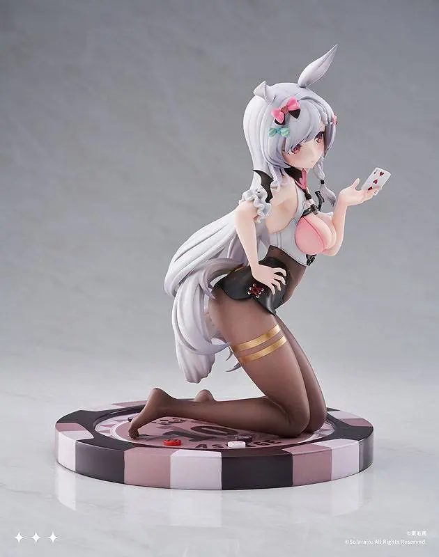 Original Character PVC Statue 1/7 Ashige-chan: Lucky Dealer Ver. 19 cm termékfotó