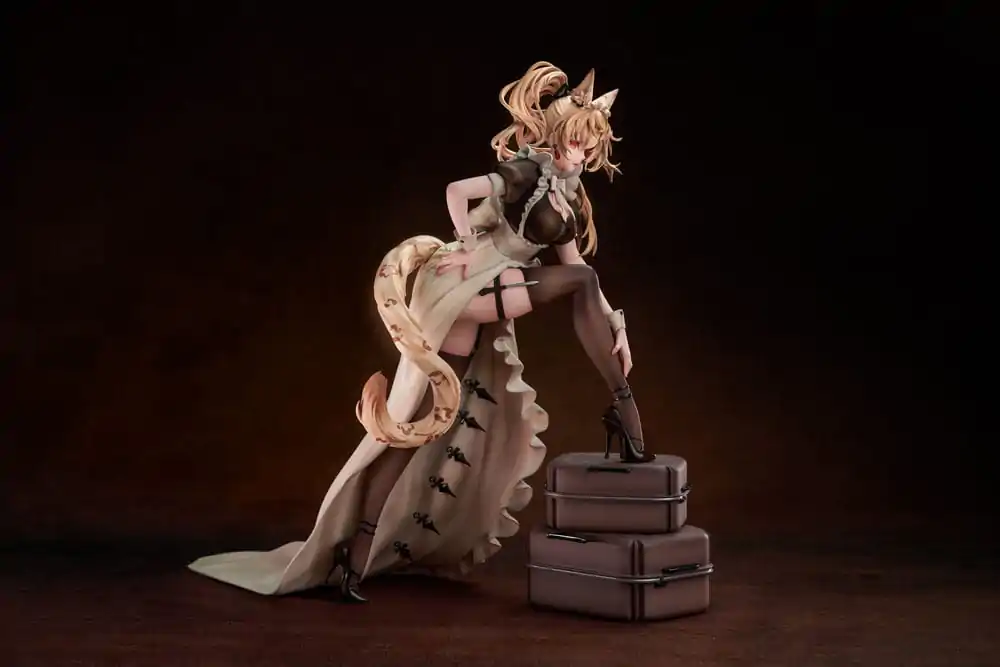 Original Character PVC Statue 1/7 Battle Maid Different Species Leopard Cat Maria Deluxe Edition 24 cm termékfotó