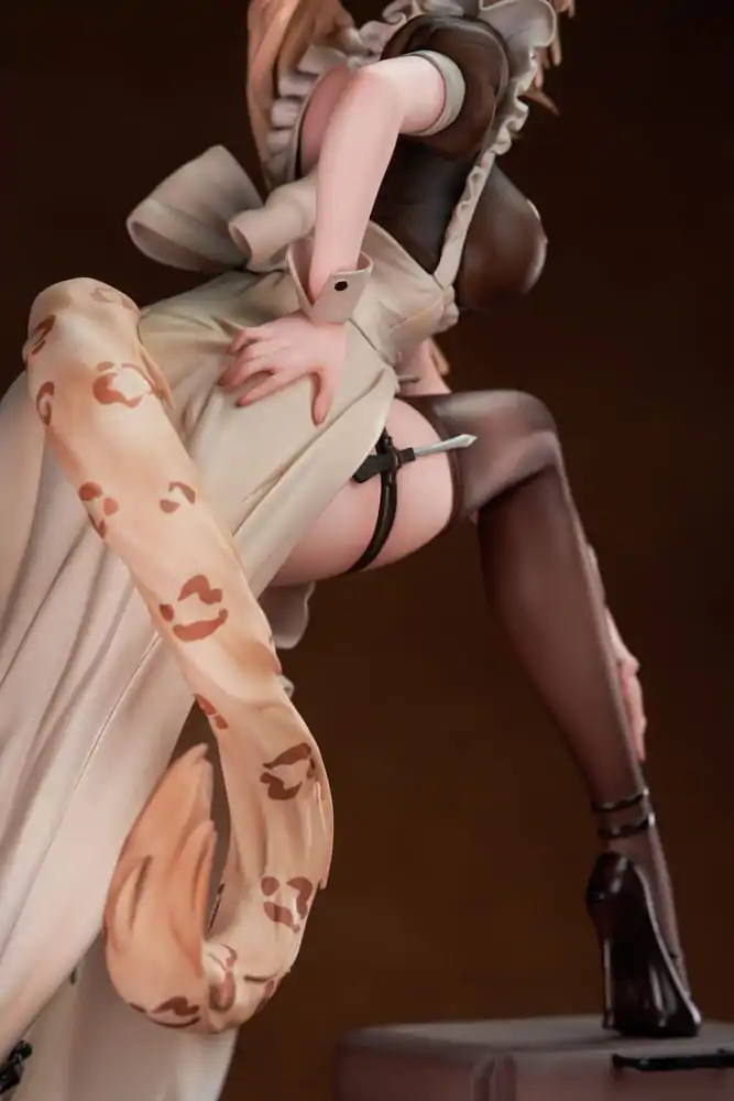 Original Character PVC Statue 1/7 Battle Maid Different Species Leopard Cat Maria Deluxe Edition 24 cm termékfotó