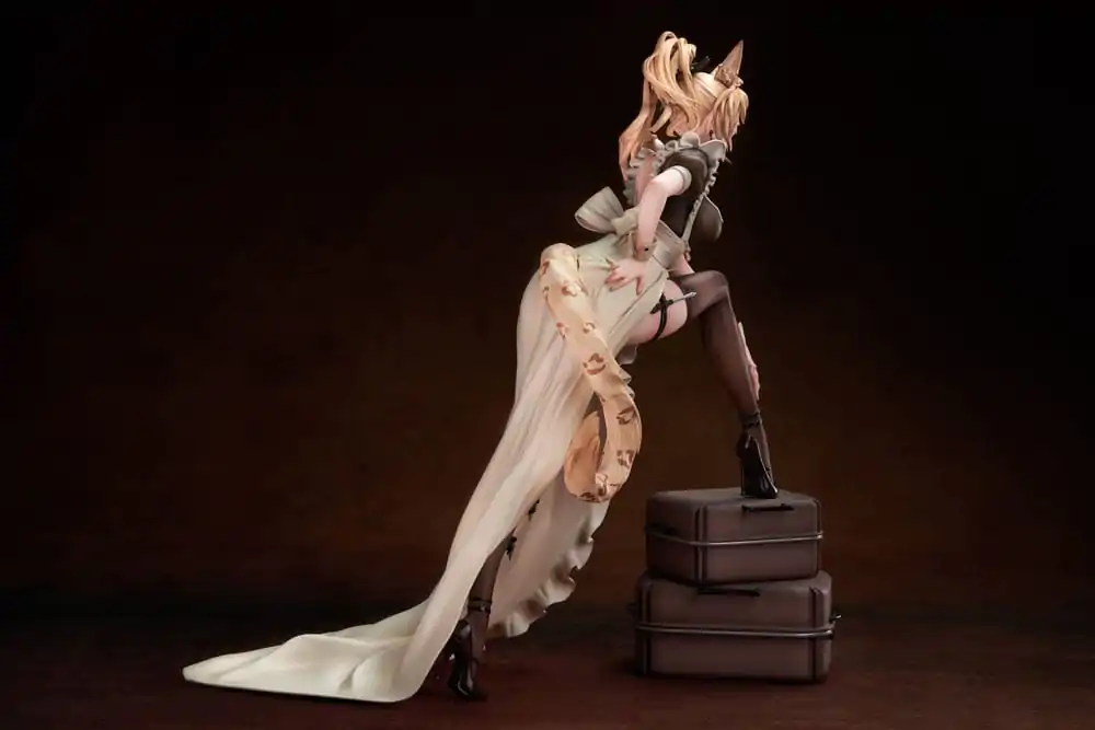 Original Character PVC Statue 1/7 Battle Maid Different Species Leopard Cat Maria Deluxe Edition 24 cm termékfotó