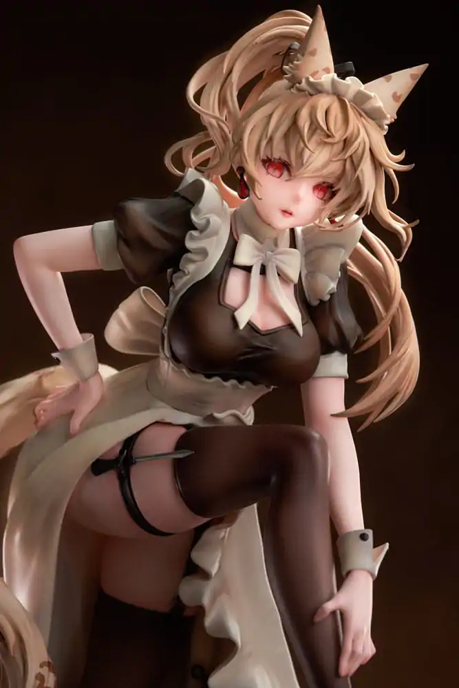 Original Character PVC Statue 1/7 Battle Maid Different Species Leopard Cat Maria Deluxe Edition 24 cm termékfotó