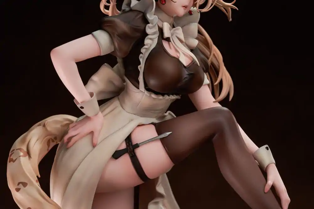 Original Character PVC Statue 1/7 Battle Maid Different Species Leopard Cat Maria Deluxe Edition 24 cm termékfotó