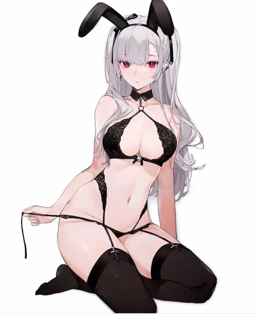 Original Character Statue 1/7 Black Bunny Girl Tana 23 cm termékfotó