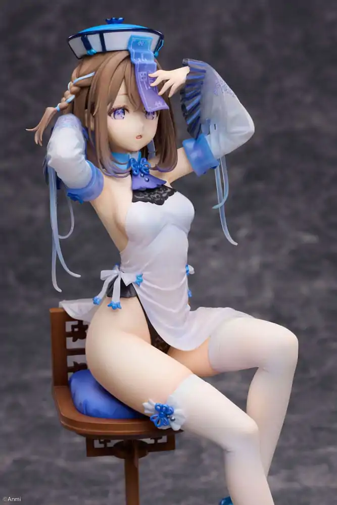 Original Character PVC Statue 1/7 Blue jiangshi Illustration by Anmi 21 cm product photo