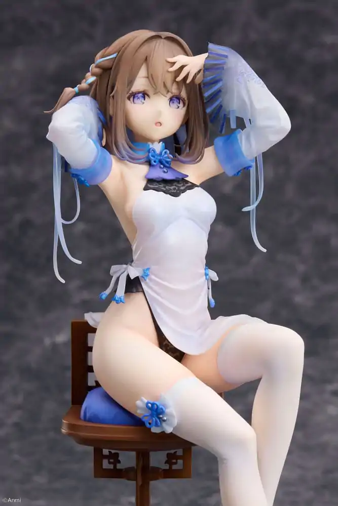 Original Character PVC Statue 1/7 Blue jiangshi Illustration by Anmi 21 cm product photo