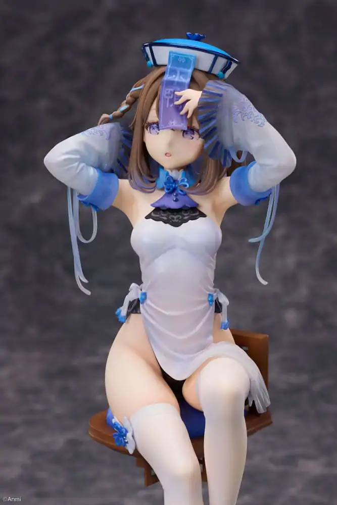 Original Character PVC Statue 1/7 Blue jiangshi Illustration by Anmi 21 cm product photo