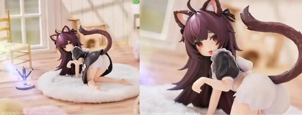 Original Character Statue 1/7 Cat Ear Maid Peng Peng 10 cm termékfotó