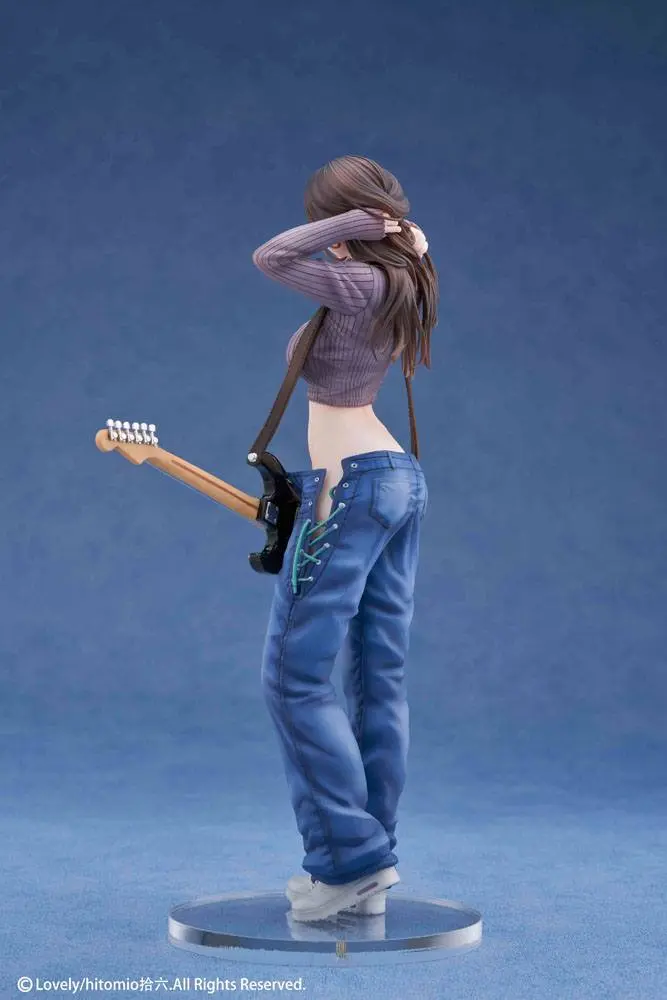 Original Character PVC 1/7 Guitar Girl Illustrated by Hitomio16 25 cm product photo