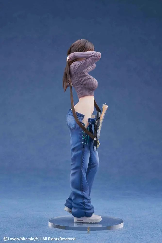 Original Character PVC 1/7 Guitar Girl Illustrated by Hitomio16 25 cm product photo
