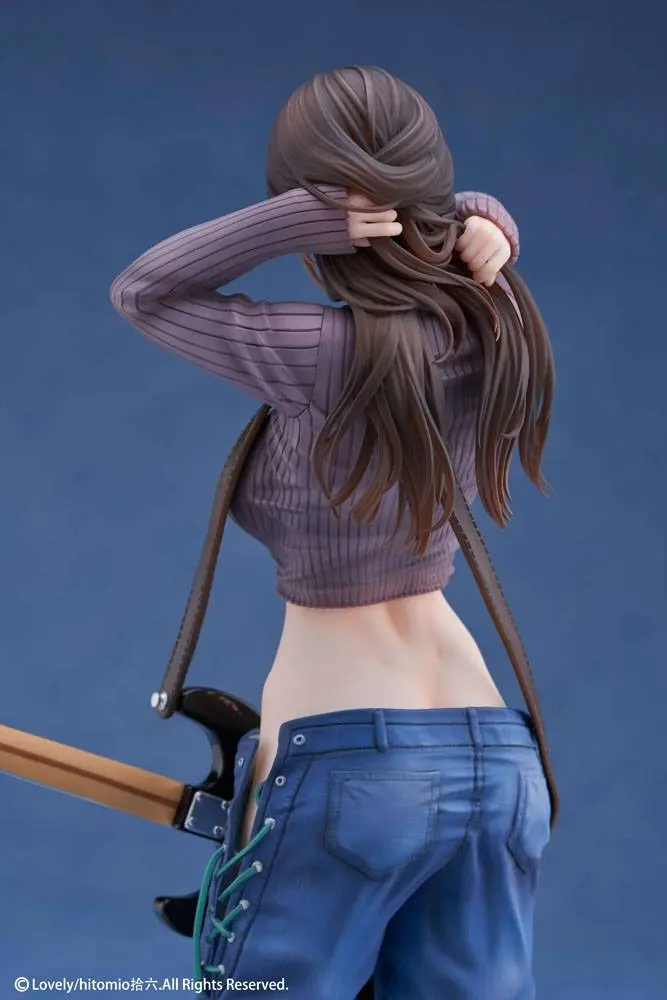 Original Character PVC 1/7 Guitar Girl Illustrated by Hitomio16 25 cm product photo