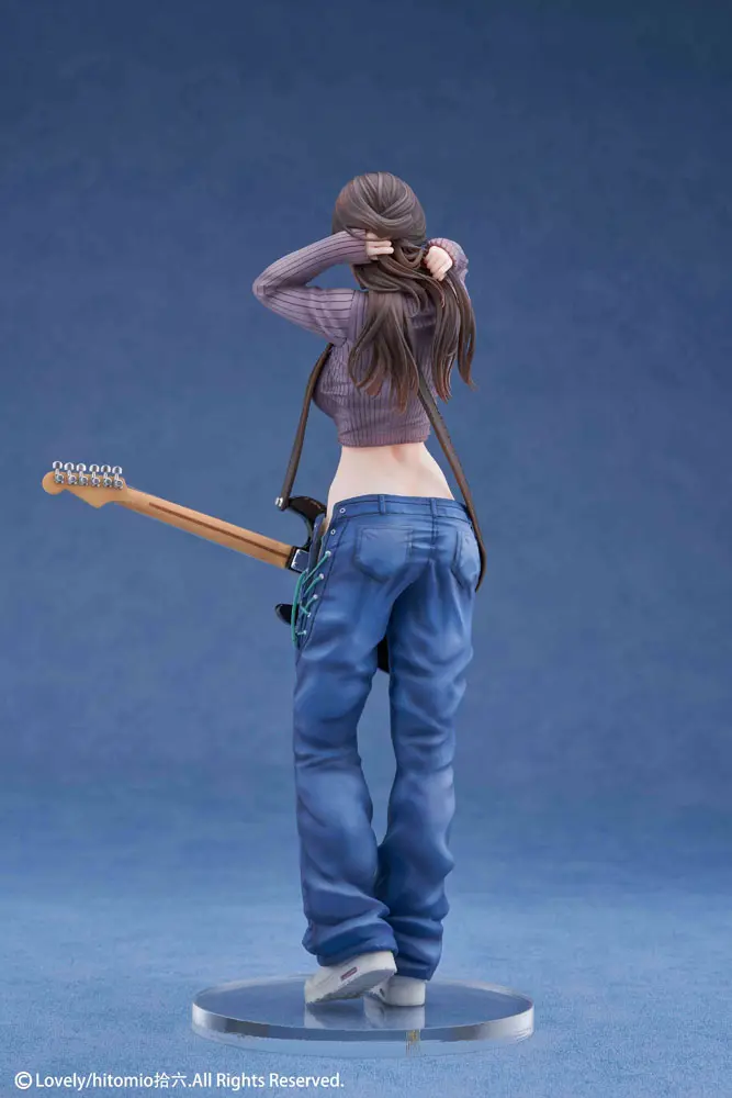 Original Character PVC 1/7 Guitar Girl Illustrated by Hitomio16 25 cm product photo