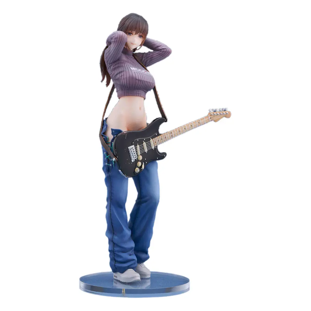 Original Character PVC 1/7 Guitar Girl Illustrated by Hitomio16 25 cm product photo