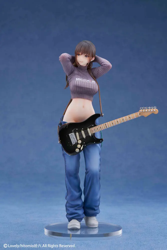 Original Character PVC 1/7 Guitar Girl Illustrated by Hitomio16 25 cm product photo
