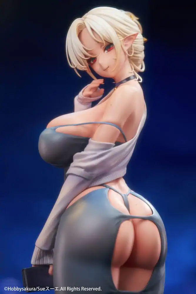 Original Character PVC Statue 1/7 Hitozuma Elf Illustration by Sue Another Color Deluxe Edition 26 cm product photo