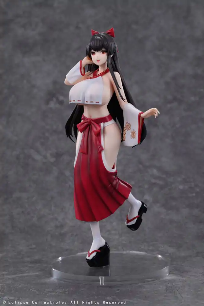 Original Character PVC Statue 1/7 Kasuga Miko Misaki 28 cm product photo