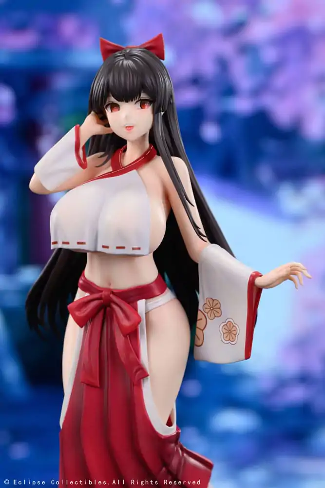 Original Character PVC Statue 1/7 Kasuga Miko Misaki 28 cm product photo