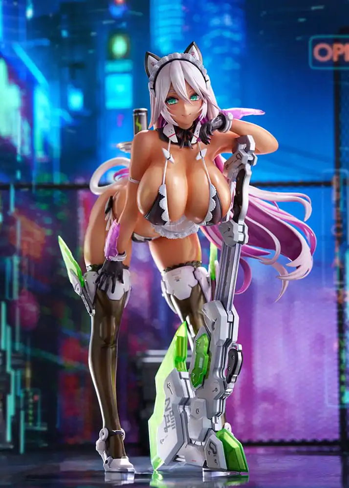 Original Character PVC Statue 1/7 Meido-Busou: Ax Experimental Equipment 24 cm termékfotó