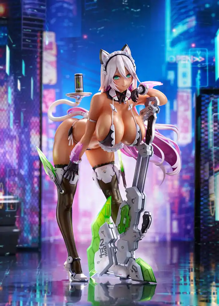 Original Character PVC Statue 1/7 Meido-Busou: Ax Experimental Equipment 24 cm termékfotó