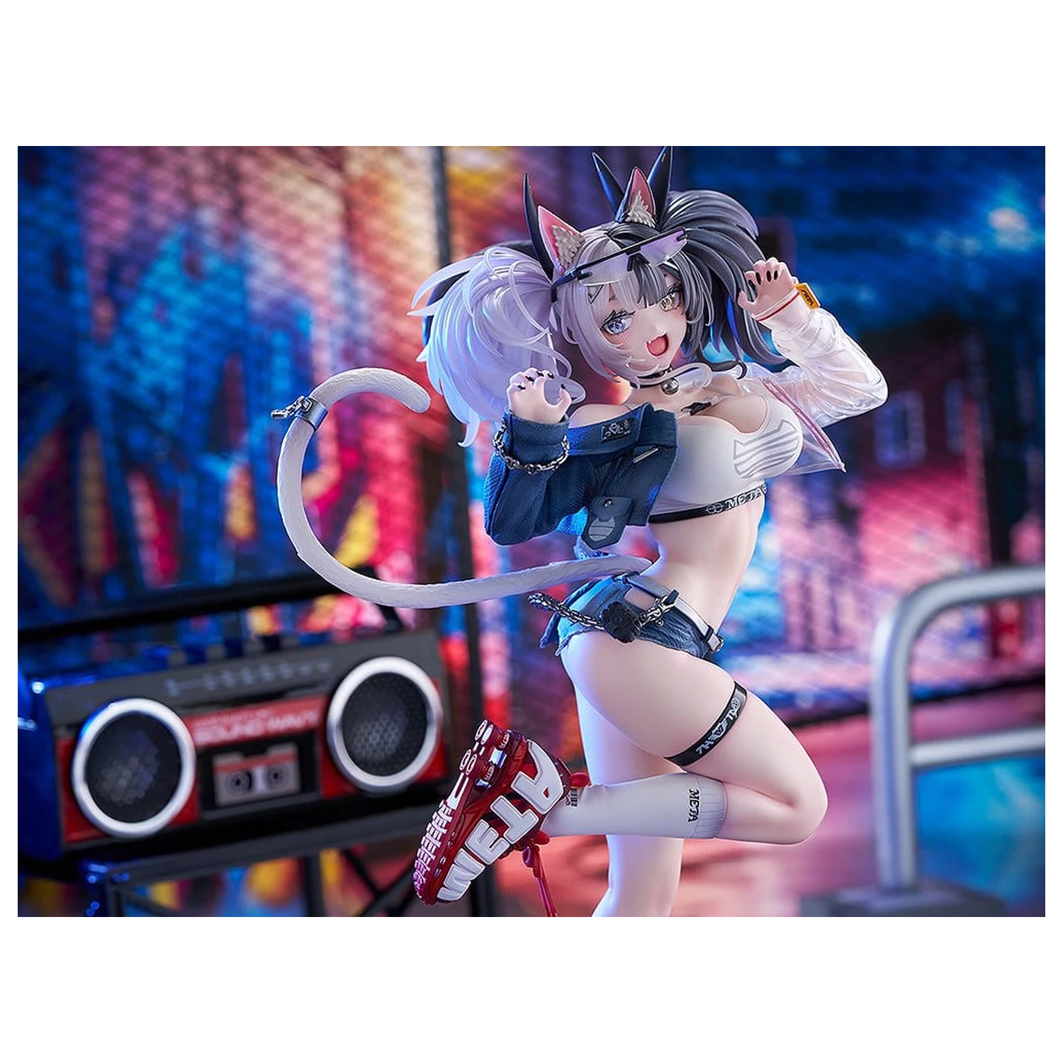 Original Character Figure 1/7 Melterna Girl: Metako Illustration by Neko Metal 23 cm product photo